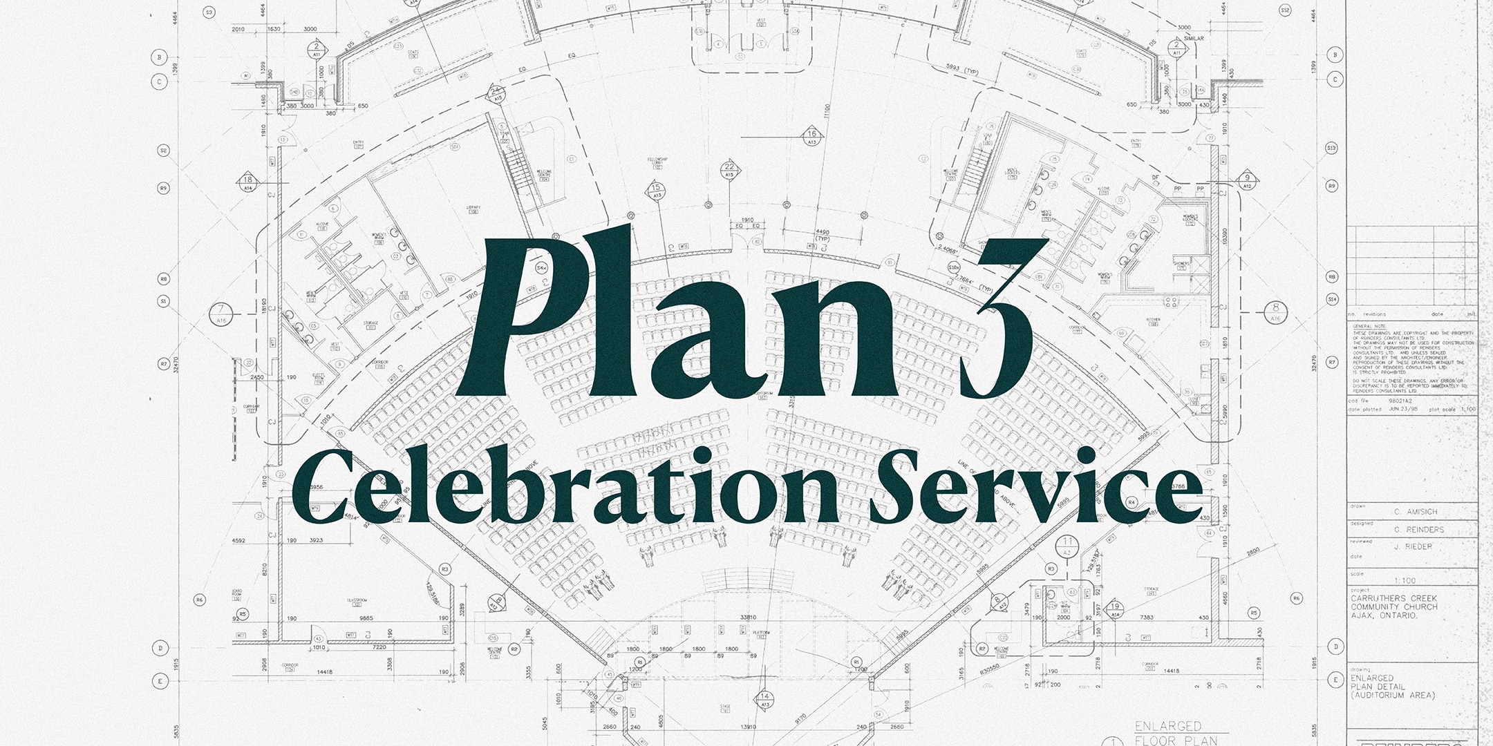 Plan 3 Celebration Service